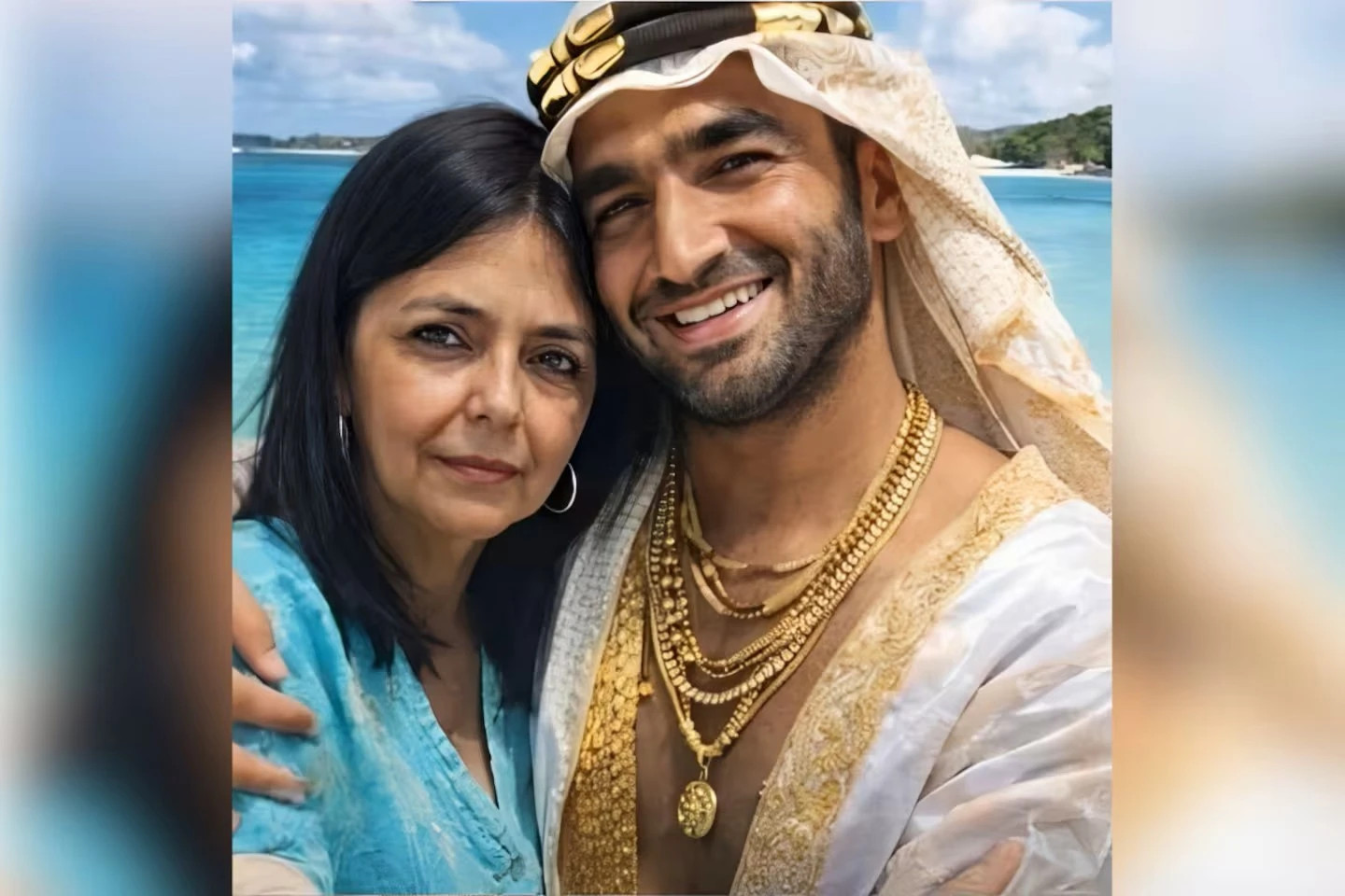 Delcy Rodríguez junto a Yussef Abou Nassif Smaili